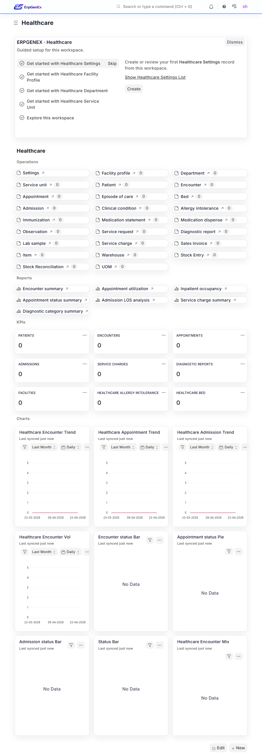 ErpGenEx — Healthcare