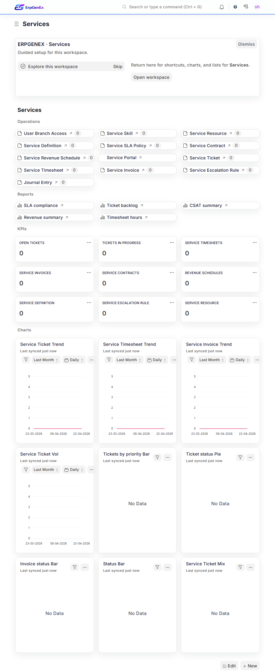 ErpGenEx — Services