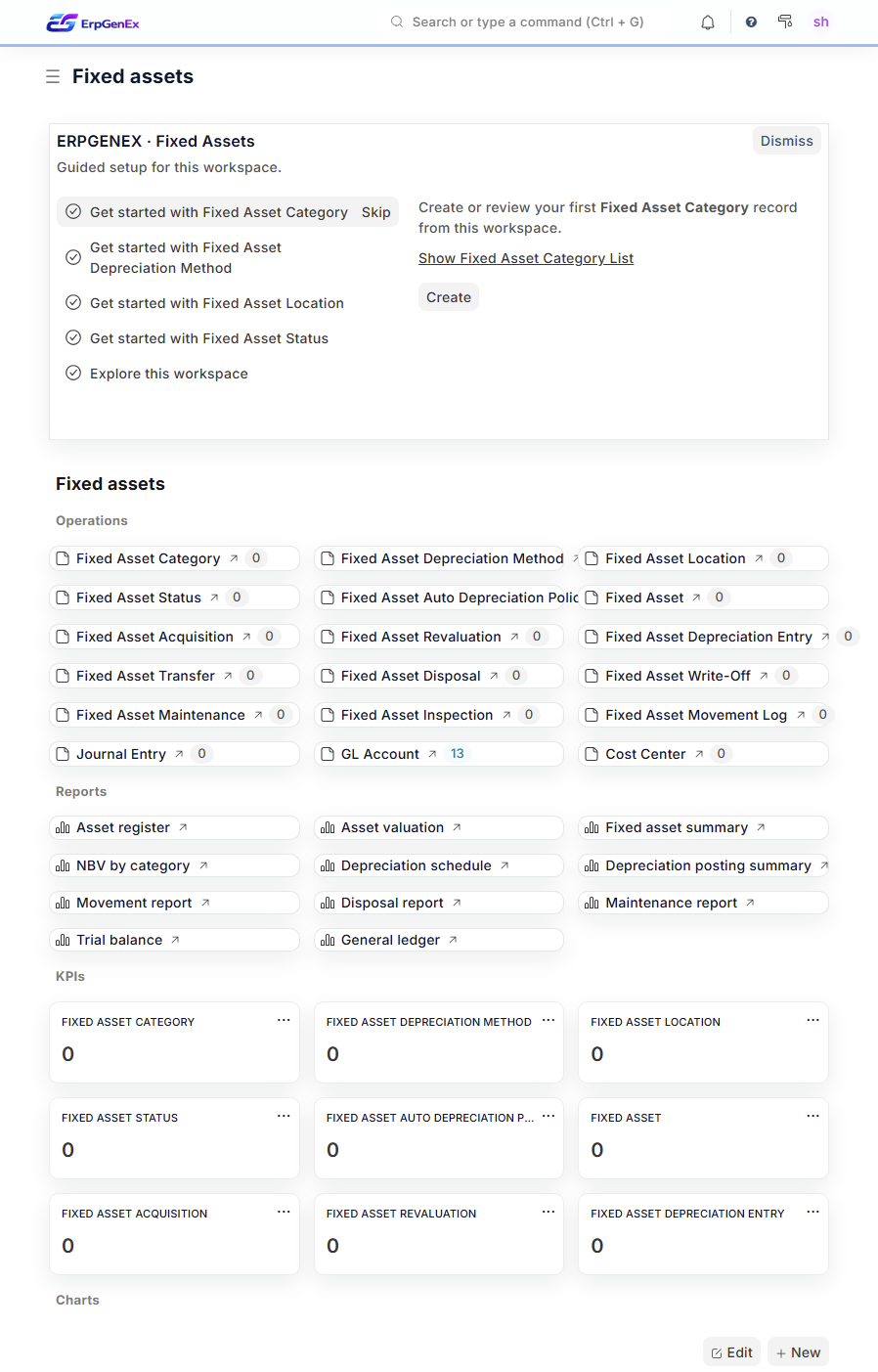ErpGenEx — Fixed Assets