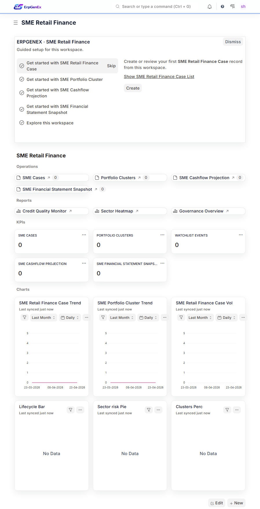 ErpGenEx — SME Retail Finance