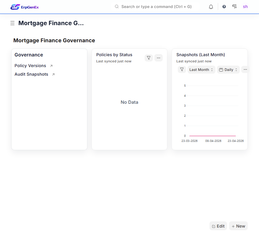 ErpGenEx — Mortgage Finance